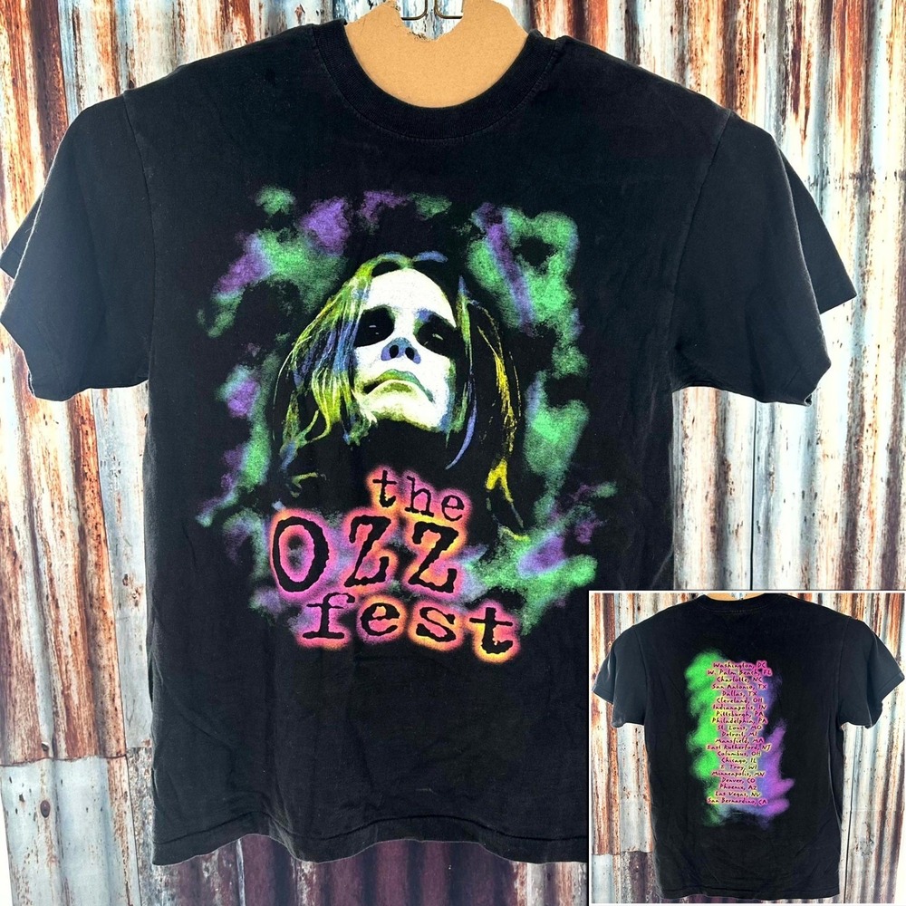 Vintage 1997 Ozzfest Tour Tee Ozzy Osbourne • Single Stitch L Rare Metal Shirt